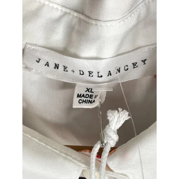 Jane & Delancey Shirt Womens XL Novelty Retro Beach Girls Bathing Suits NWT - Picture 3 of 15